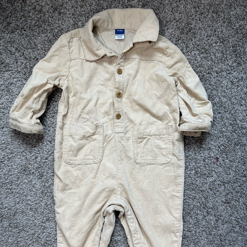 6-12 Old Navy Corduroy Coveralls